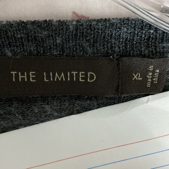 THE LIMITED | Gray Wool Blend Cardigan Sweater - Picture 5 of 11